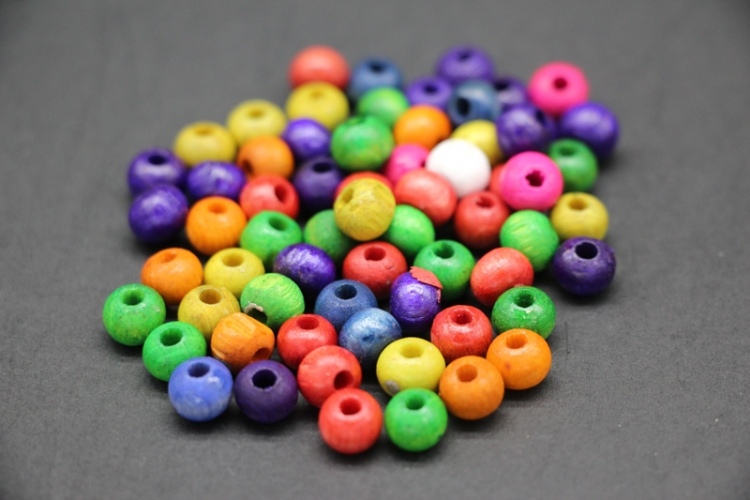 6MM YUVARLAK KARIŞIK BONCUK
